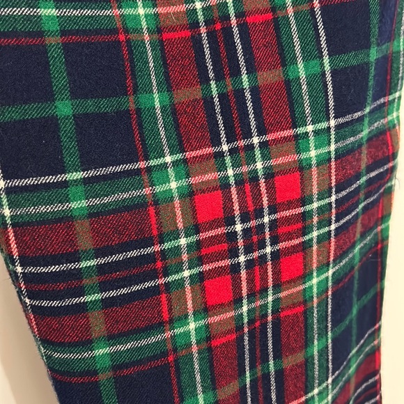 Vineyard Vines red, blue, green plaid wool pants - size 4 - Picture 2 of 6
